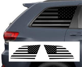 American Flag Window Decals Precut to Fit Jeep Grand Cherokee 2011-2022