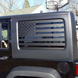 Jeep Wrangler | Precut American Flag Window Decals | 2007-2017 (4 Door) - XPLORE OFFROAD®