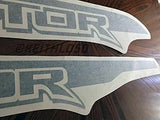 F150 Raptor Logo Decals For Truck Side Bed | Both Sides | Gloss Black | Fits Ford F150 F250 F350+ | 2019-2021