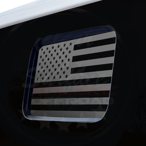 XPLORE OFFROAD - Fits Jeep Gladiator JT 2020+ Hard Top American Flag Middle Window Decal Graphic