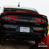Charger Tail Light Overlay Kit | Precut Vinyl Decals | Fits Dodge Charger 2015-2020 | Gloss Black