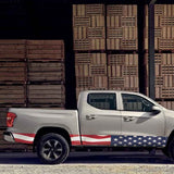 American Flag Side Vinyl Decal Graphics for Trucks, SUVs, Cars