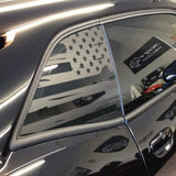 XPLORE OFFROAD - Challenger | Precut American Flag Window Decals | Both Sides | 2008 - 2018