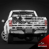 Distressed American Flag Tailgate Decal Graphic for Pickup Trucks