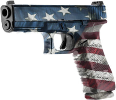 American Flag Wrap for Handguns & Pistols | Precut Vinyl Decals